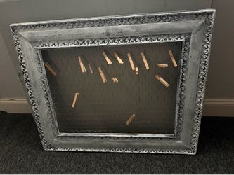 Rustic Chicken Wire Photo Frame – Shabby Chic Decor