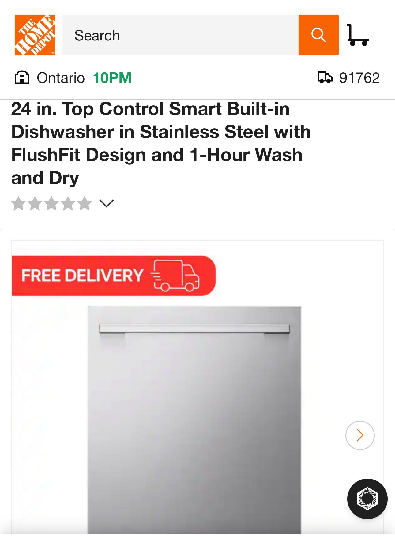 LG Dishwasher, New