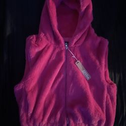 Women’s Pink Fuzzy Sweater 