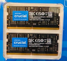 Crucial 32GB DDR5 RAM Kit (2x16GB)
