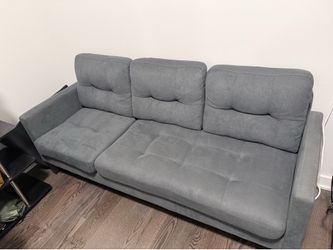 Gray couch 3 - seater
