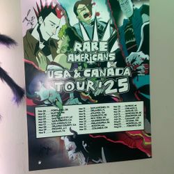 Rare Americans US and Canada tour 2025 signed Meet Up Only