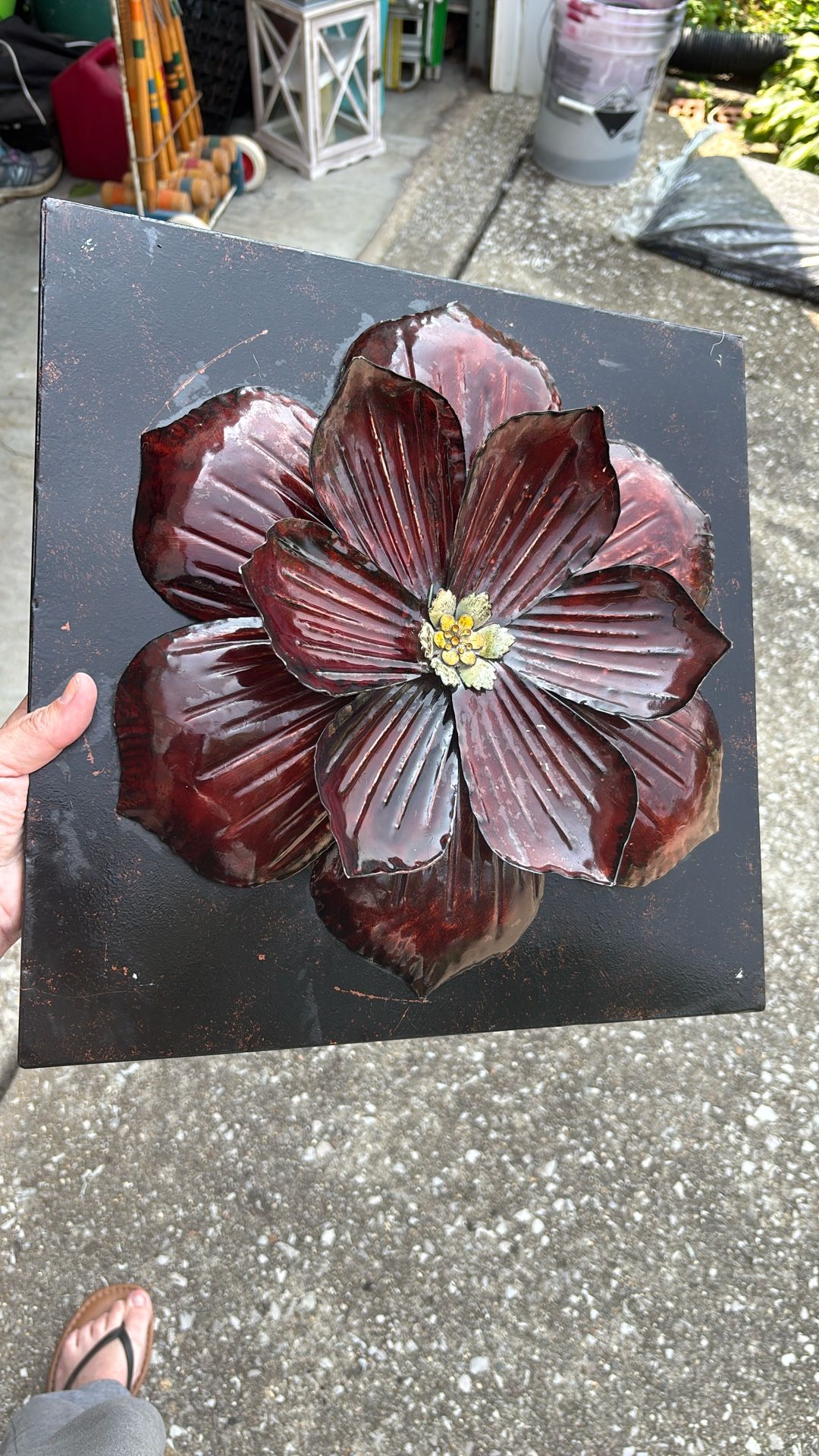 Wall Decor -metal Flower