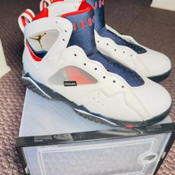 Paris Saint-Germain x Air Jordan 7 Retro 8.5 MEN *WITH OG LACES & WITH BOX*