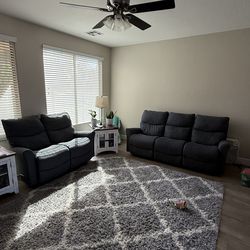 La-Z-Boy reclining sofa and loveseat