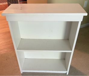 Vintage White Bookcase Shelf 26W x 11DP x 30H
