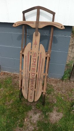 Vintage Speedway Sled 