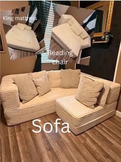 Reading chair/ couch and bed in one
