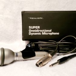 Realistic Super Omnidirectional Dynamic Microphone