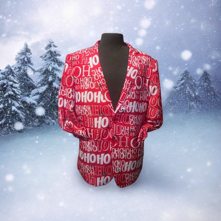 "HoHoHo"Mens Spirts Jacket Size Lg