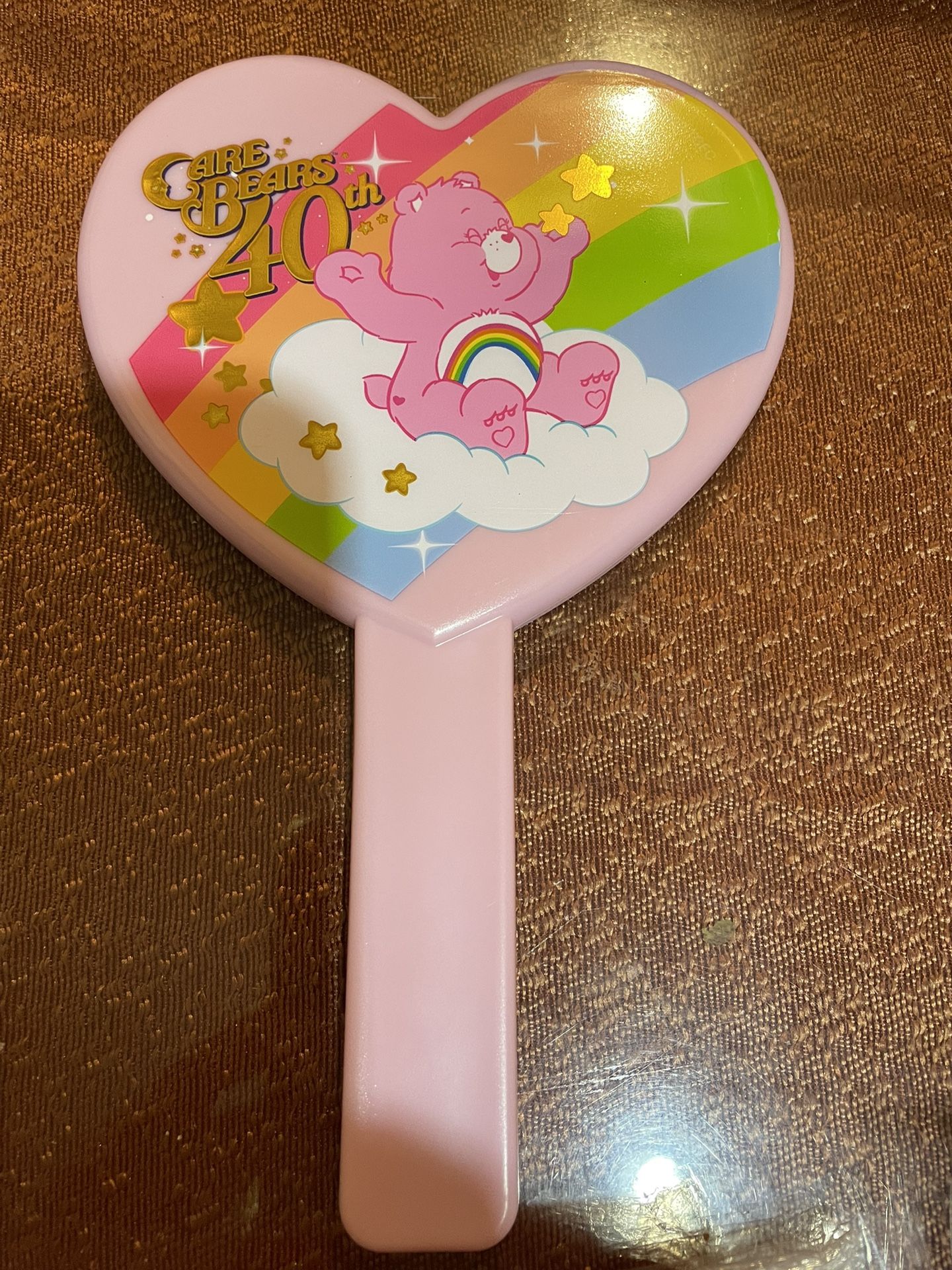 Make Up Care Bears 40th Anniversary Handheld Mirror & Hair Brush