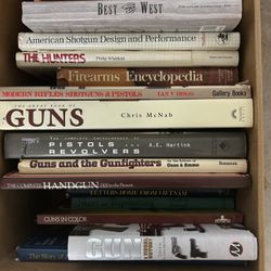 Books - mostly about firearms