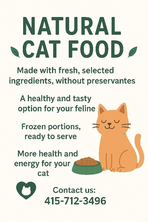 Natural Cat Food – Fresh & Healthy