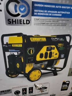 New Champion 7850 Generator (Dual Fuel)