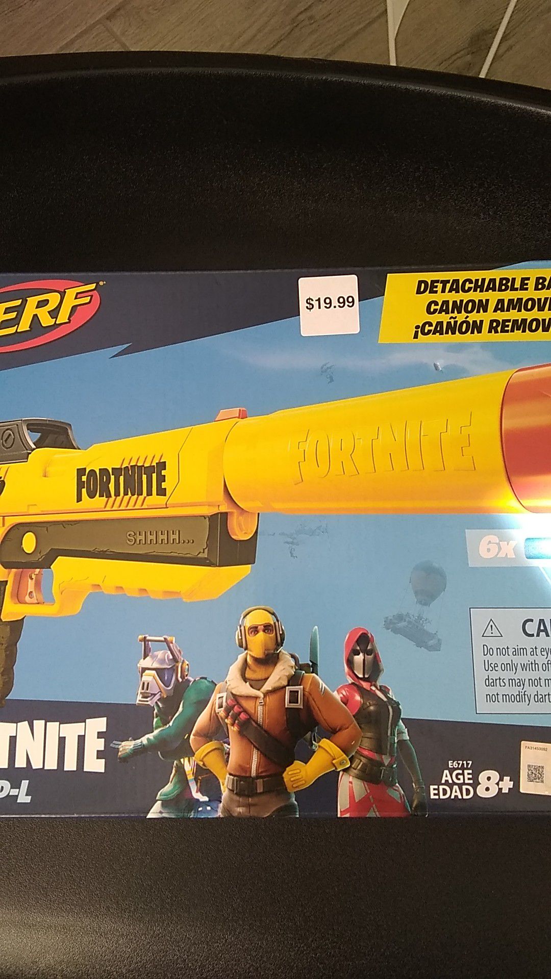 New, Nerf, fortnite, sp-l, fortnite gun, yellow, Nerf gun, toy, children, kids