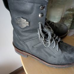 Harley Davidson Leather Women's Boots 