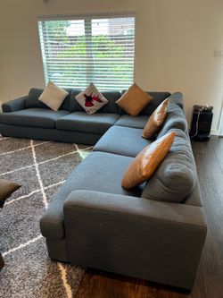 Large L-Shaped Sectional Sofa – 6–7 Seater – Excellent Condition - urgent moving sale