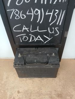 Semi Truck Interstate Batteries 