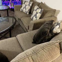 2 Piece Sofa Set With Tables