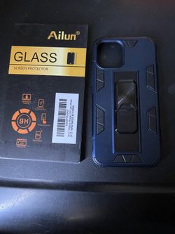 iPhone 12 Metalic Case & 3 Pack Screen Protector