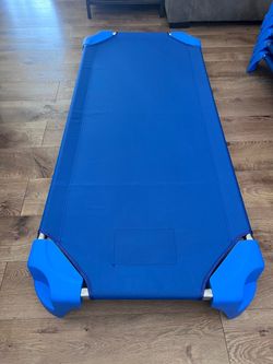 Blue Kids Stackable Daycare Cot