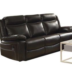 Acme Furniture Corra Motion Sofa in Espresso 52050

