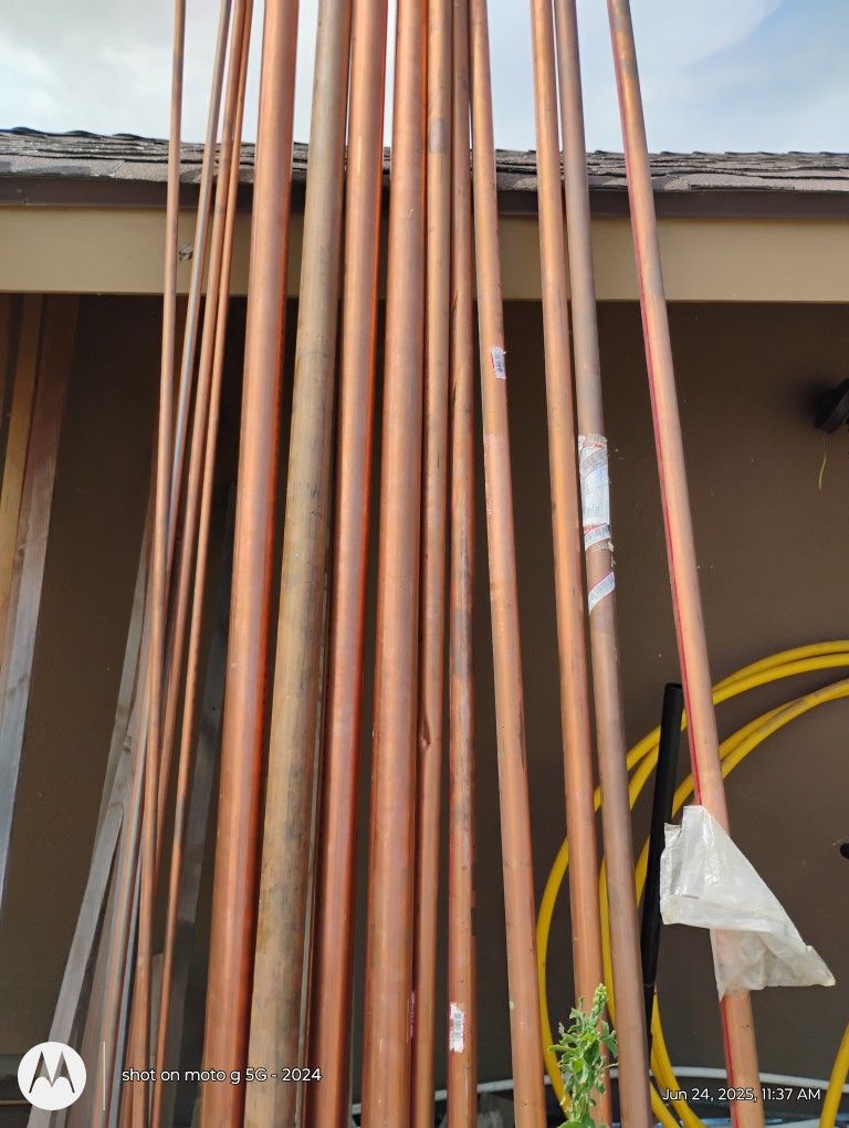 Copper Pipe 10 Feet Commercials 1 1/4 2" Harware