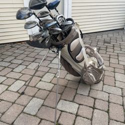 Golf Clubs And Bag