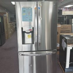 Refrigerator Stainless Steel 36” New Open Box 1 Year Warranty 