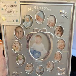 My First Year Picture Frame 