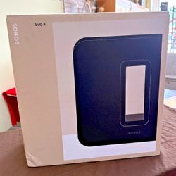 Brand New Sonos Sub Wireless Subwoofer Black Color - Gen. 4