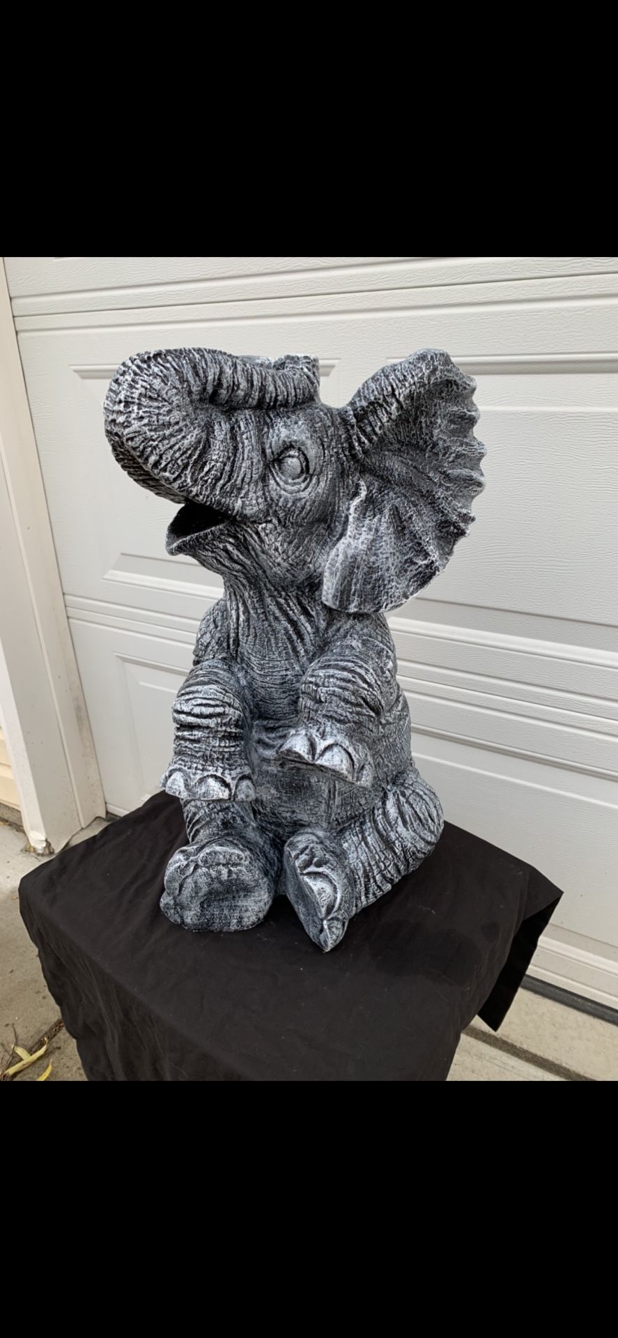 Large Elephant Floor Statue/table