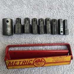 MAC TOOL 9pc HEAVY DUTY ALLEN METRIC SOCKET SET VT31Y 1/2'' drive- Read description