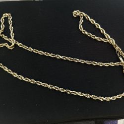 10k Solid Rope Chain 