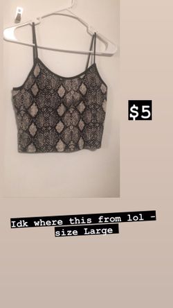 Snake Crop Top
