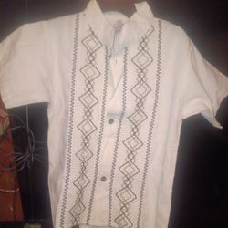 Mexican Guyabera Size 6