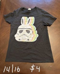 boys Star Wars Easter Storm Trooper Pastel Easter Ears Tee short sleeve top fits as 14/16