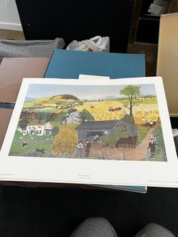 Portfolio of 8 Paintings by Grandma Moses 