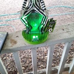 Beetlejuice Statue With Movie 