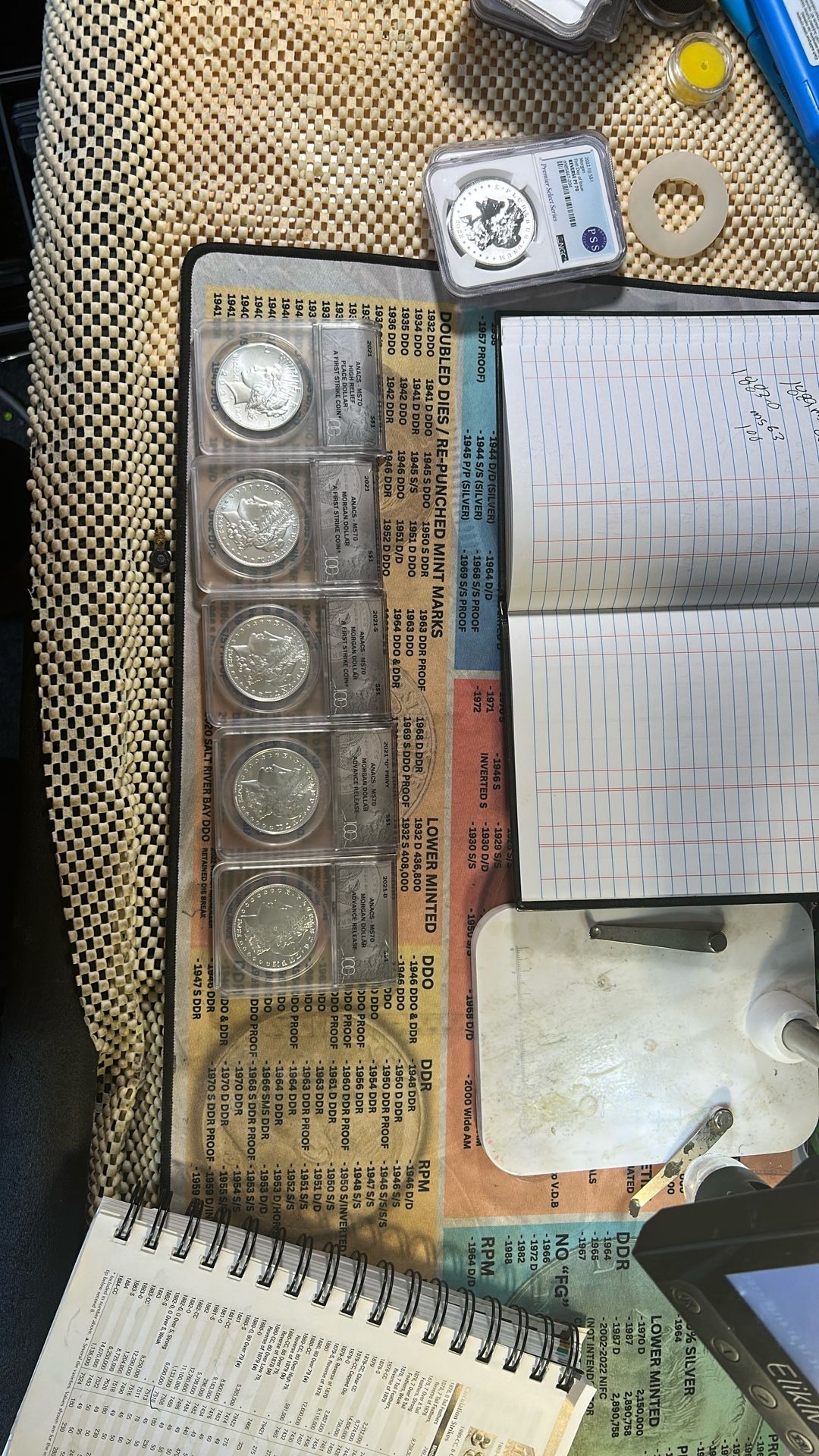 Hundred Year Anniversary I Have A 2021 High Relief Piece Dollar A First Strike Coin And I Have A 2021 Morgan Silver Dollar MS 78 First Coin 2021S Morg