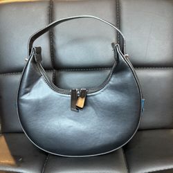 Luxury Half Moon Hobo Shoulder Bag For Women Pu  Leather Underarm Purse