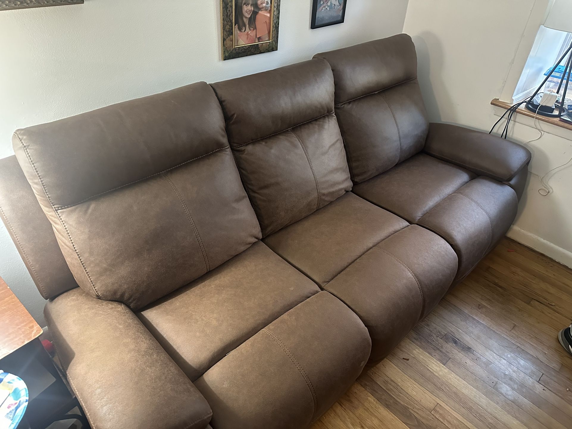 Reclining Love Seat and Couch