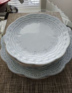 5 plates ceramic