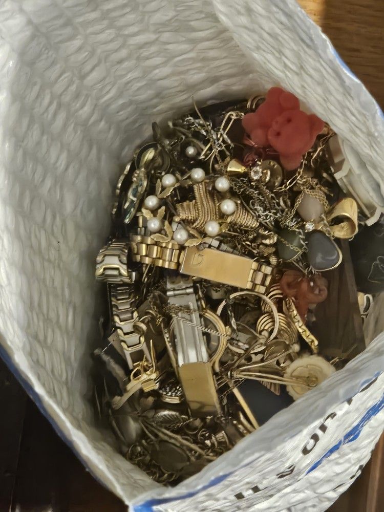 Mystery Jewelry Bag Over 8lbs of Fine Vintage/modern Unsearched&untested