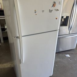 White Apartment Size Refrigerator