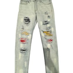  Supreme Flex Skinny Blue Jeans 