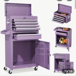 Two Piece Purple Tool Box new