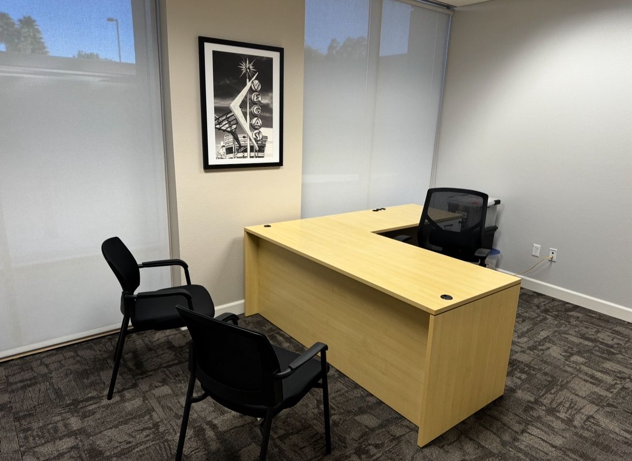 U Shape Executive Desk – Maple Finish – $395