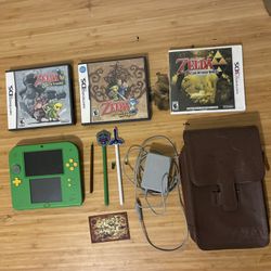2DS Link Green Edition Legend Of Zelda Lot