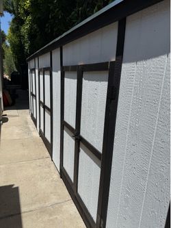 Storage shed 4x20